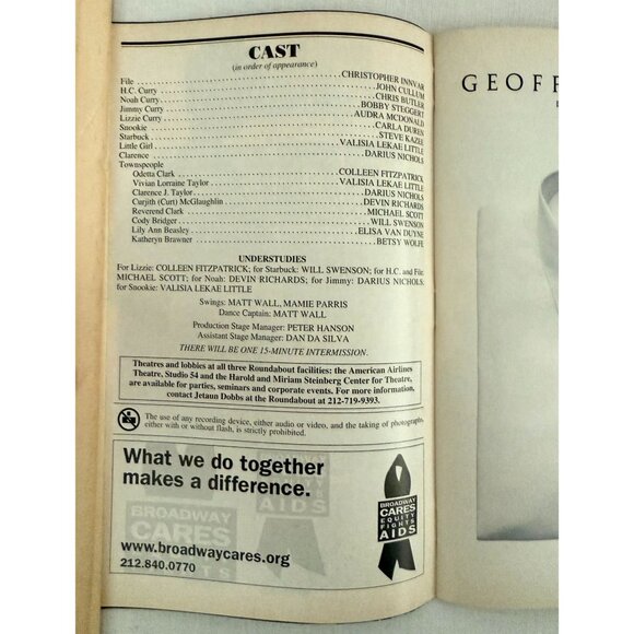 110 in the Shade Broadway Playbill Studio 54 2007 Audra McDonald John Cullum - Picture 5 of 7